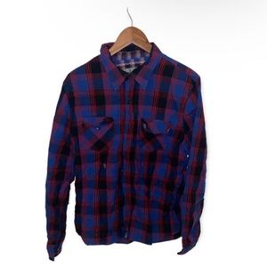 Button Down Flannel Tee